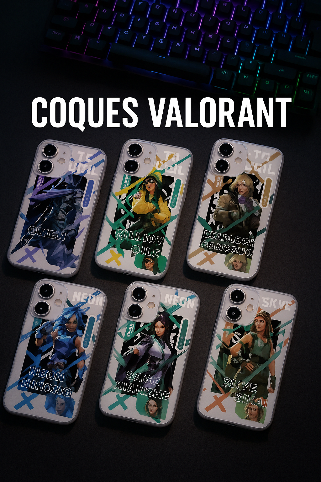 🎮 Coque de Téléphone Valorant